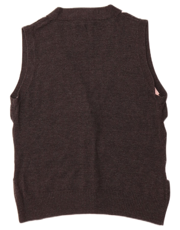 TOM TAILOR Γυναικεία ζακέτα Crop UK 18 XL Black Argyle/Diamond