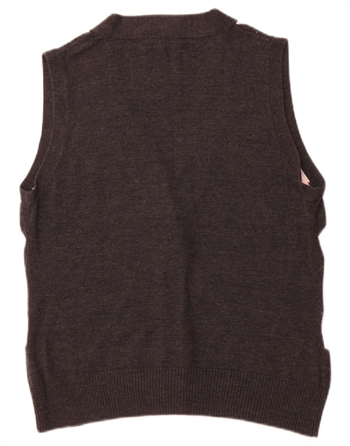 TOM TAILOR Γυναικεία ζακέτα Crop UK 18 XL Black Argyle/Diamond