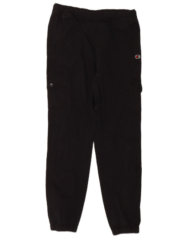 Champion Girls Joggers Cargo Παντελόνι 13-14 ετών XL W32 L27 Μαύρο βαμβακερό
