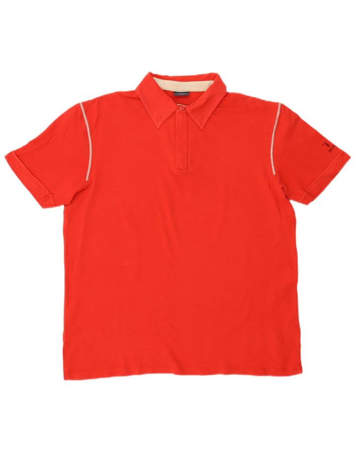Ανδρικό πουκάμισο πόλο Trussardi 2XL κόκκινο βαμβακερό