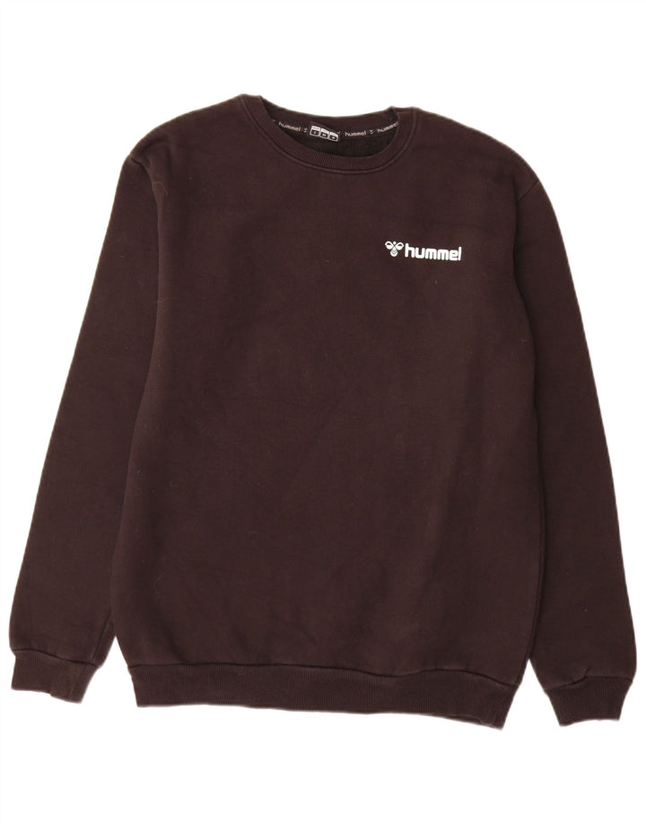 Ανδρικό φούτερ Hummel Jumper Μικρό μαύρο βαμβακερό
