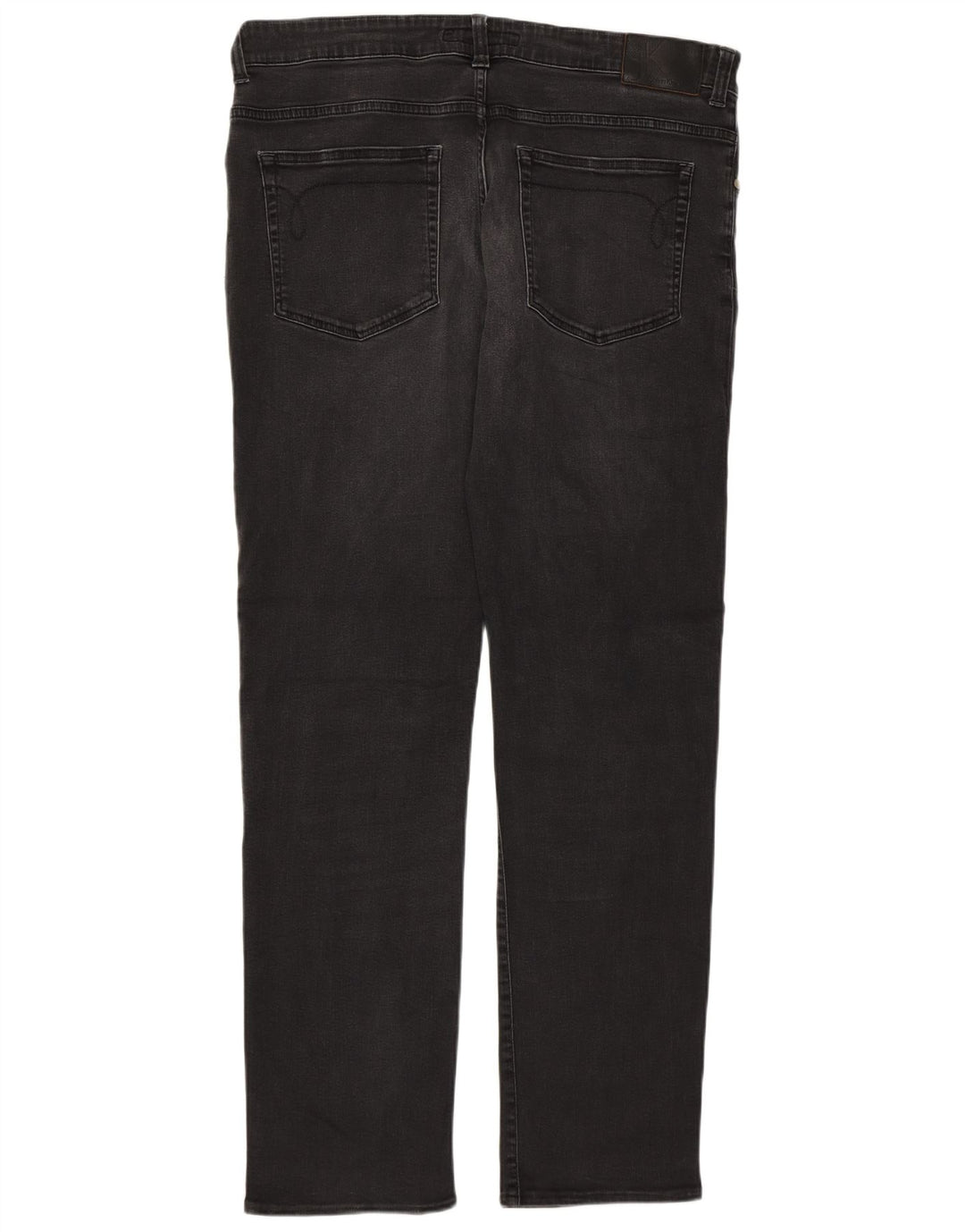 Ανδρικό τζιν ίσιο Calvin Klein W36 L32 Γκρι βαμβακερό