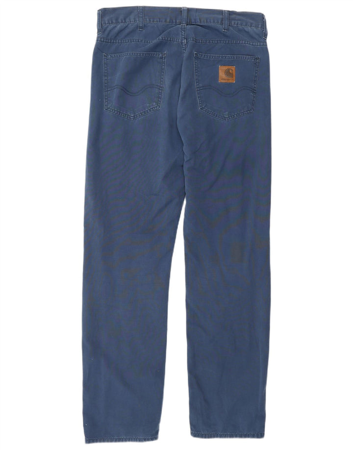 Ανδρικό ίσιο casual παντελόνι CARHARTT W32 L30 Μπλε