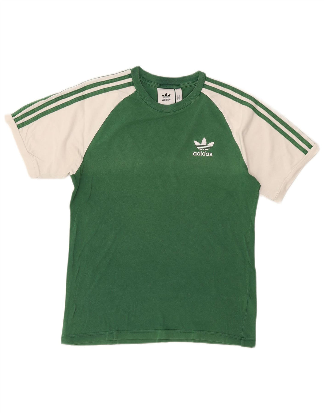 Ανδρικό T-Shirt Adidas Top Small Green Colourblock Polyester