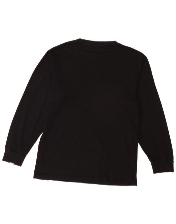 Vans Ανδρικό γραφικό μπλουζάκι μακρυμάνικο μεσαίο μαύρο βαμβακερό