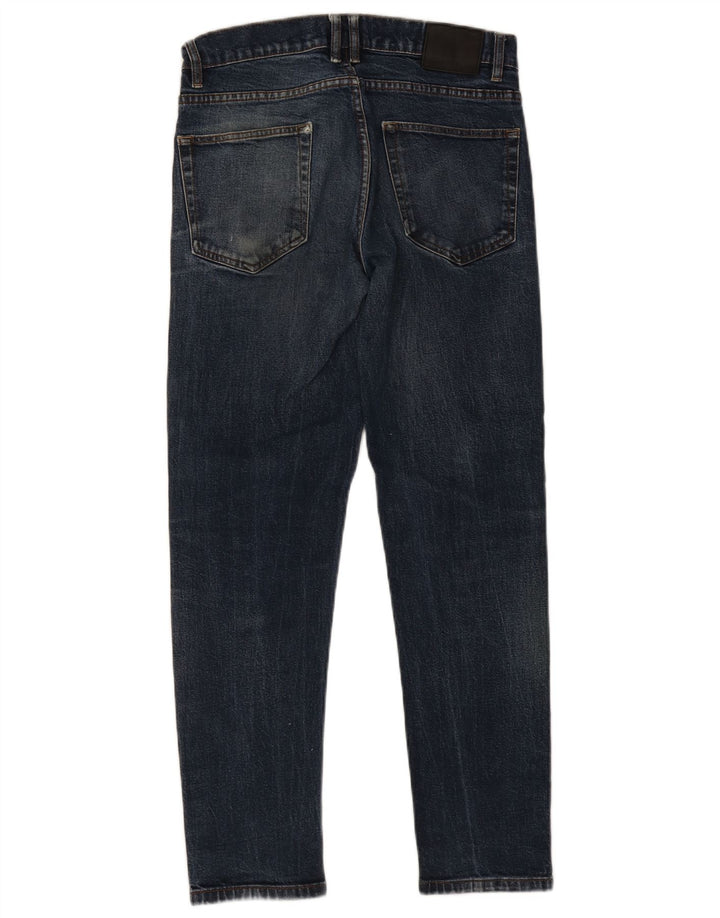 Zara Ανδρικό Slim Jeans EU42 Large W32 L28 Navy Blue