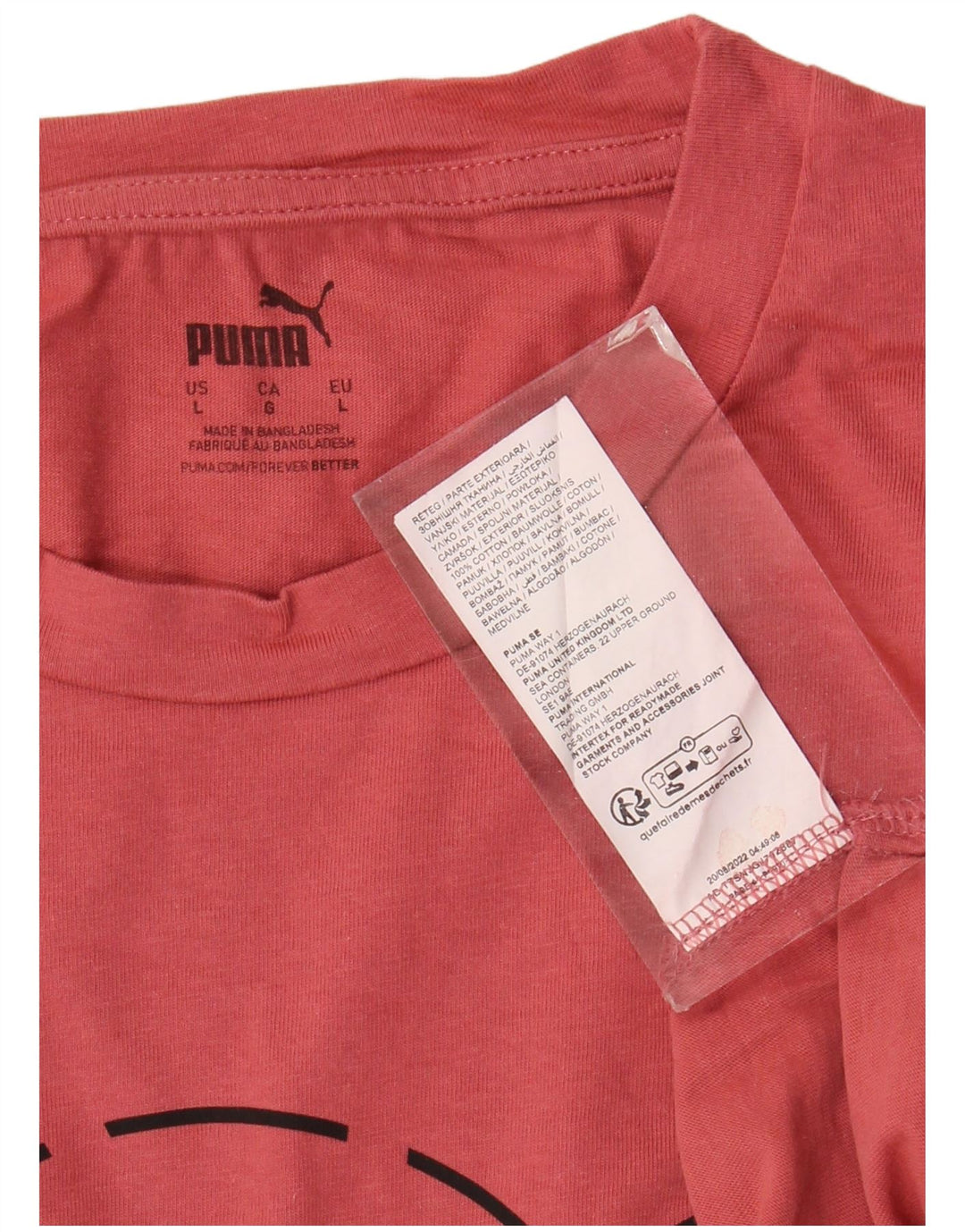 Ανδρικό γραφικό T-Shirt Puma Top μεγάλο κόκκινο βαμβακερό