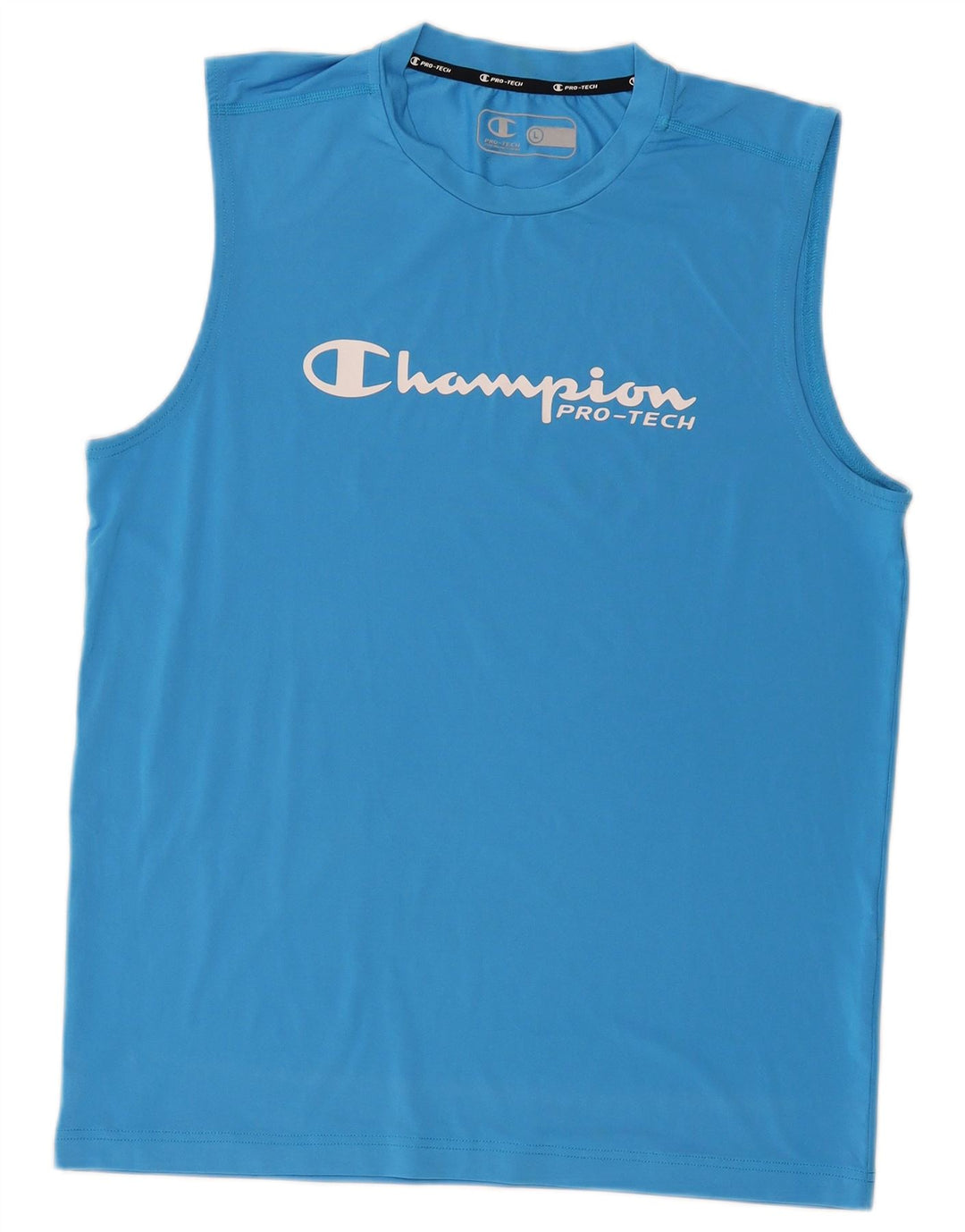 Ανδρικό γραφικό γιλέκο CHAMPION Top Large Blue Polyester