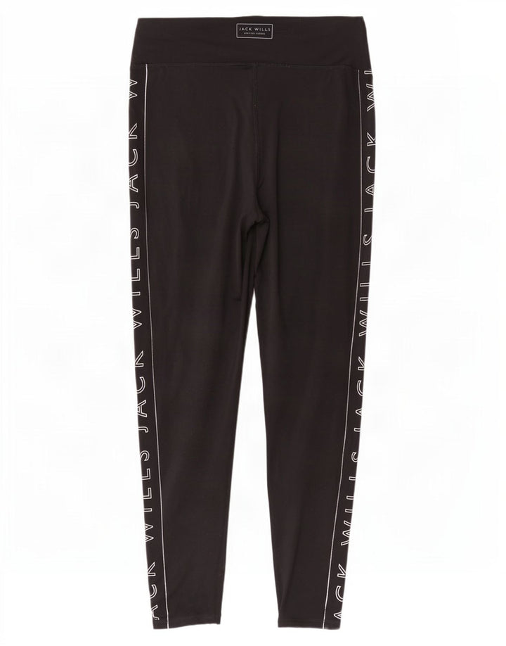 Γυναικεία γραφικά κολάν Jack Wills UK 12 Medium Black Polyester