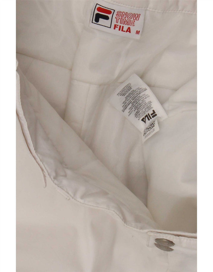 Ανδρικό παντελόνι σκι Fila Medium White Colorblock Nylon