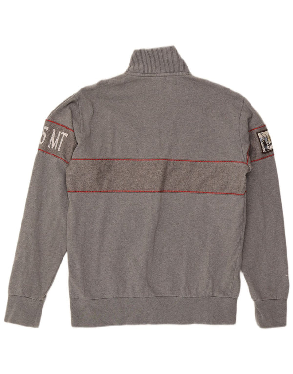 Ανδρικό γραφικό φούτερ με φερμουάρ Diadora Jumper XL Γκρι βαμβακερό