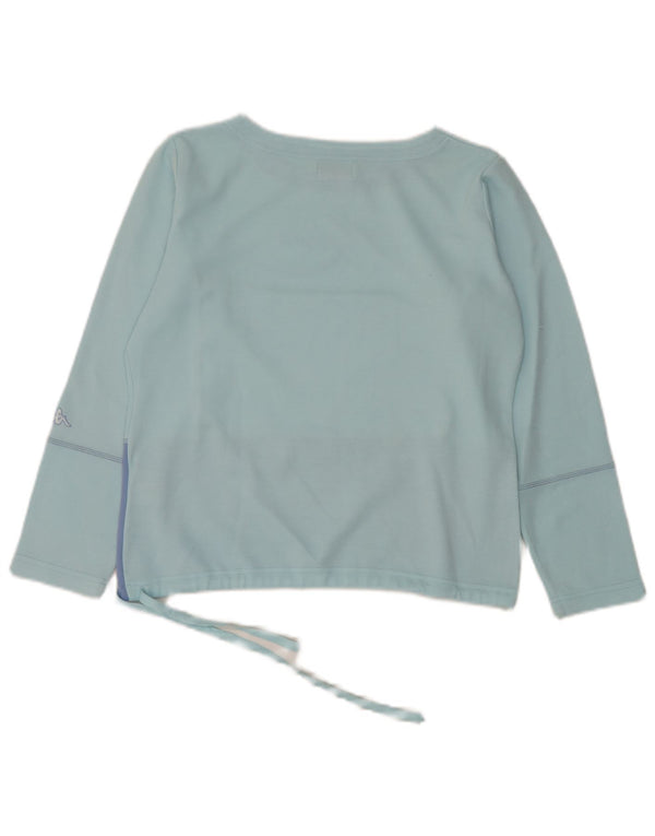 Kappa Girls Graphic Top μακρυμάνικο 13-14 ετών 2XL μπλε χρώμα