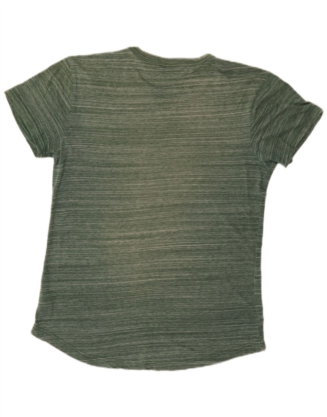 G-STAR Ανδρικό T-Shirt Top Μεσαίο Πράσινο Ριγέ Πολυεστέρας