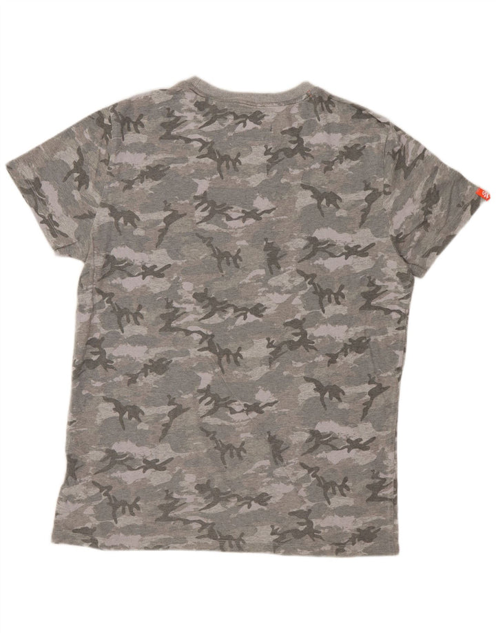 Ανδρικό T-Shirt SUPERDRY Top Medium Grey Camouflage