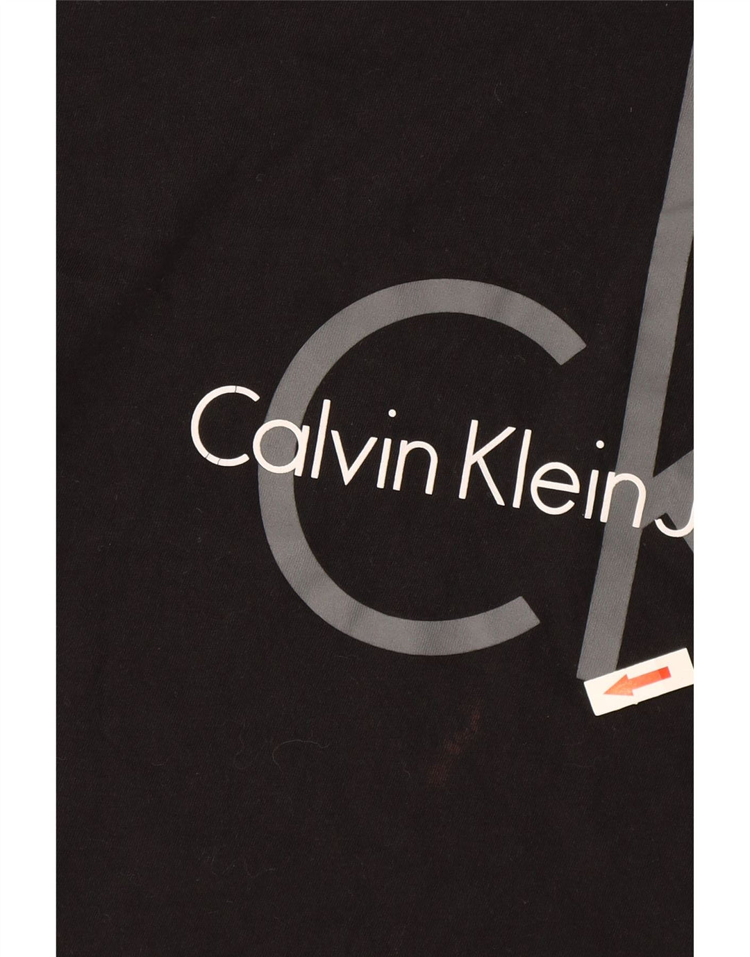 Ανδρικό γραφικό μπλουζάκι Calvin Klein Jeans Top Μεσαίο Μαύρο