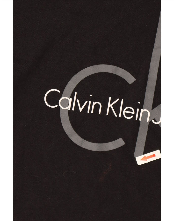 Ανδρικό γραφικό μπλουζάκι Calvin Klein Jeans Top Μεσαίο Μαύρο