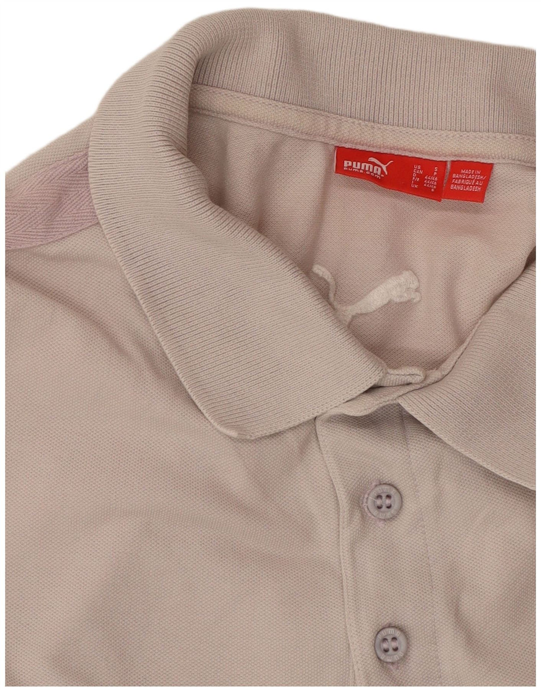 Ανδρικό μπλουζάκι πόλο Puma, μικρό γκρι χρώμα