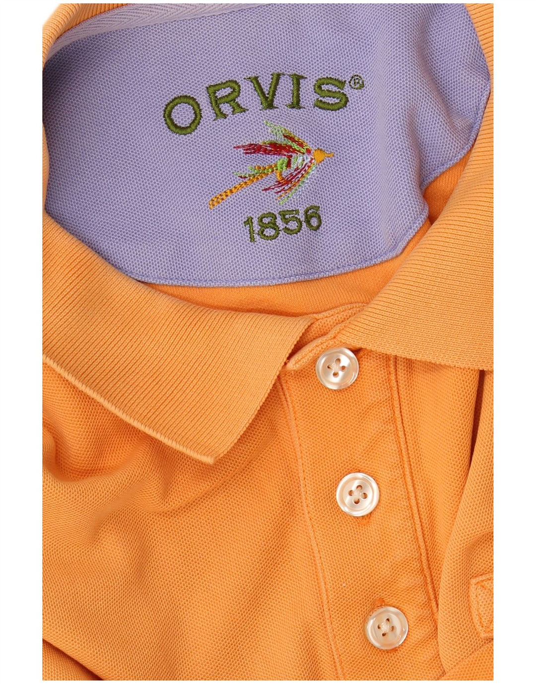Orvis Ανδρικό Πόλο Μπλουζάκι 3XL Πορτοκαλί