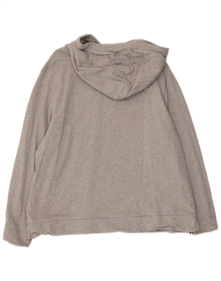 Tommy Hilfiger Ανδρικό γραφικό κουκούλα Jumper 2XL Γκρι βαμβακερό