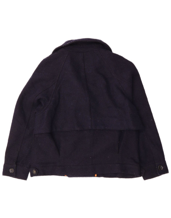 White Stuff Γυναικείο υπερμεγέθη μπουφάν UK 10 Small Navy Blue Wool