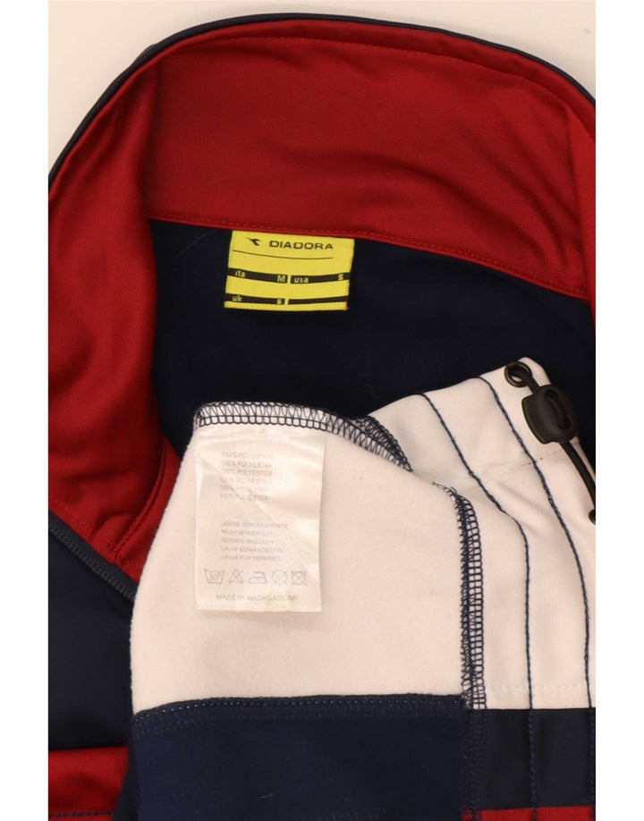 Ανδρική φόρμα Diadora Top Jacket Μικρό πολύχρωμο Colourblock Πολυεστέρας