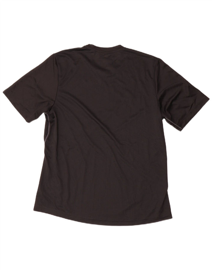 Ανδρικό T-Shirt Climalite ADIDAS Top Large Μαύρο Πολυεστέρας