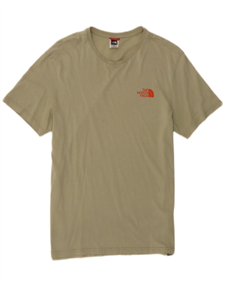 Ανδρικό T-Shirt North Face Top Medium Khaki Cotton