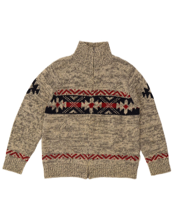 Ανδρικό πουλόβερ Rifle Cardigan Medium Grey Fair Isle