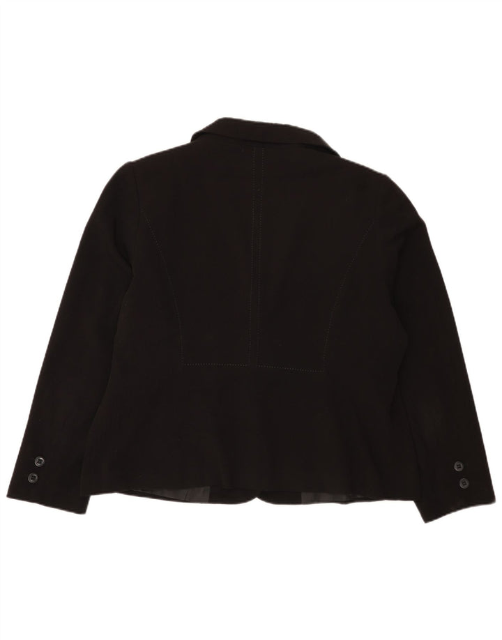 Marks & Spencer Γυναικείο σακάκι 2 κουμπιών σακάκι UK 20 2XL μαύρο πολυεστέρα