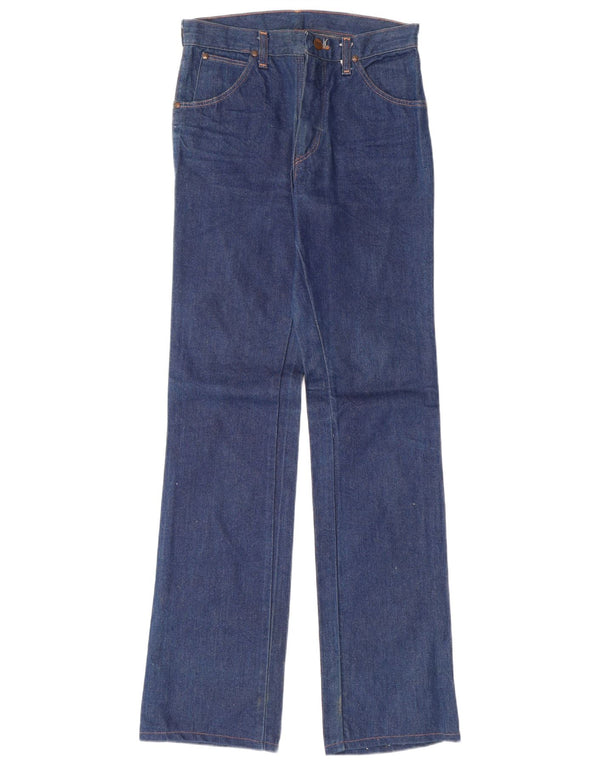 WRANGLER Womens Straight Jeans W29 L36 Blue Cotton