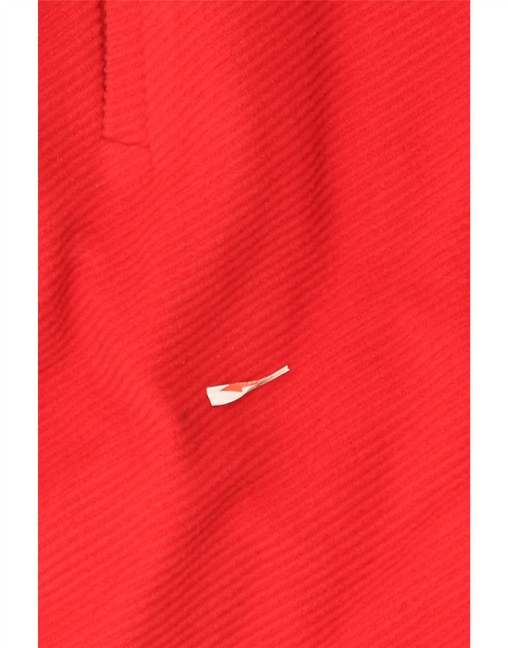 Valentino Γυναικείο Πανωφόρι IT 40 Small Red Colourblock Μαλλί