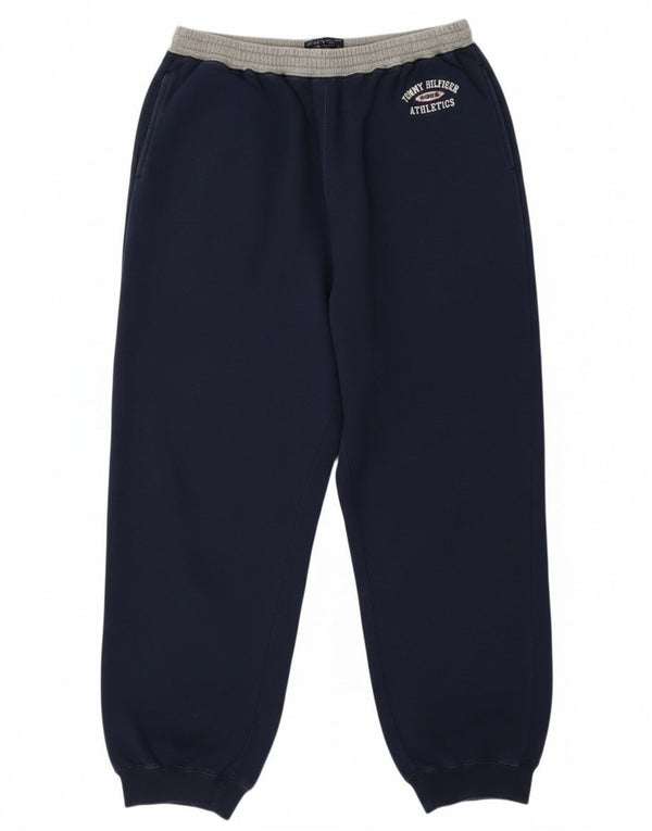 Tommy Hilfiger Ανδρική φόρμα γραφική Παντελόνι Joggers Large Navy Blue
