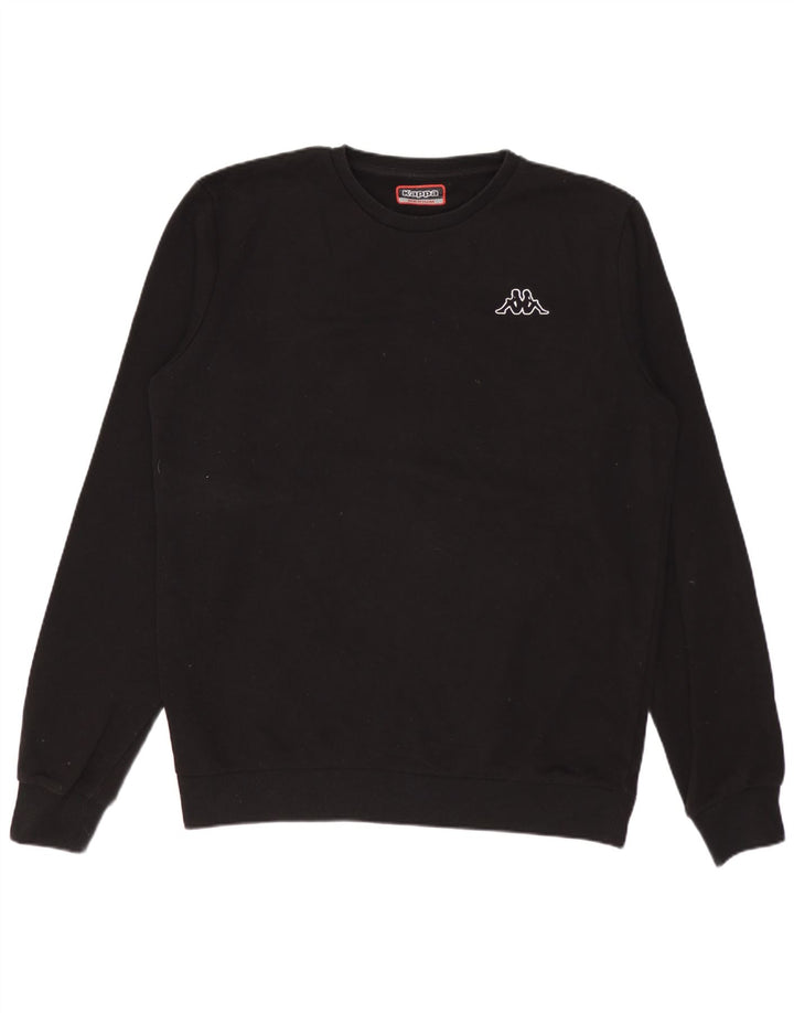 Ανδρικό φούτερ Kappa Jumper Μεσαίο μαύρο βαμβακερό