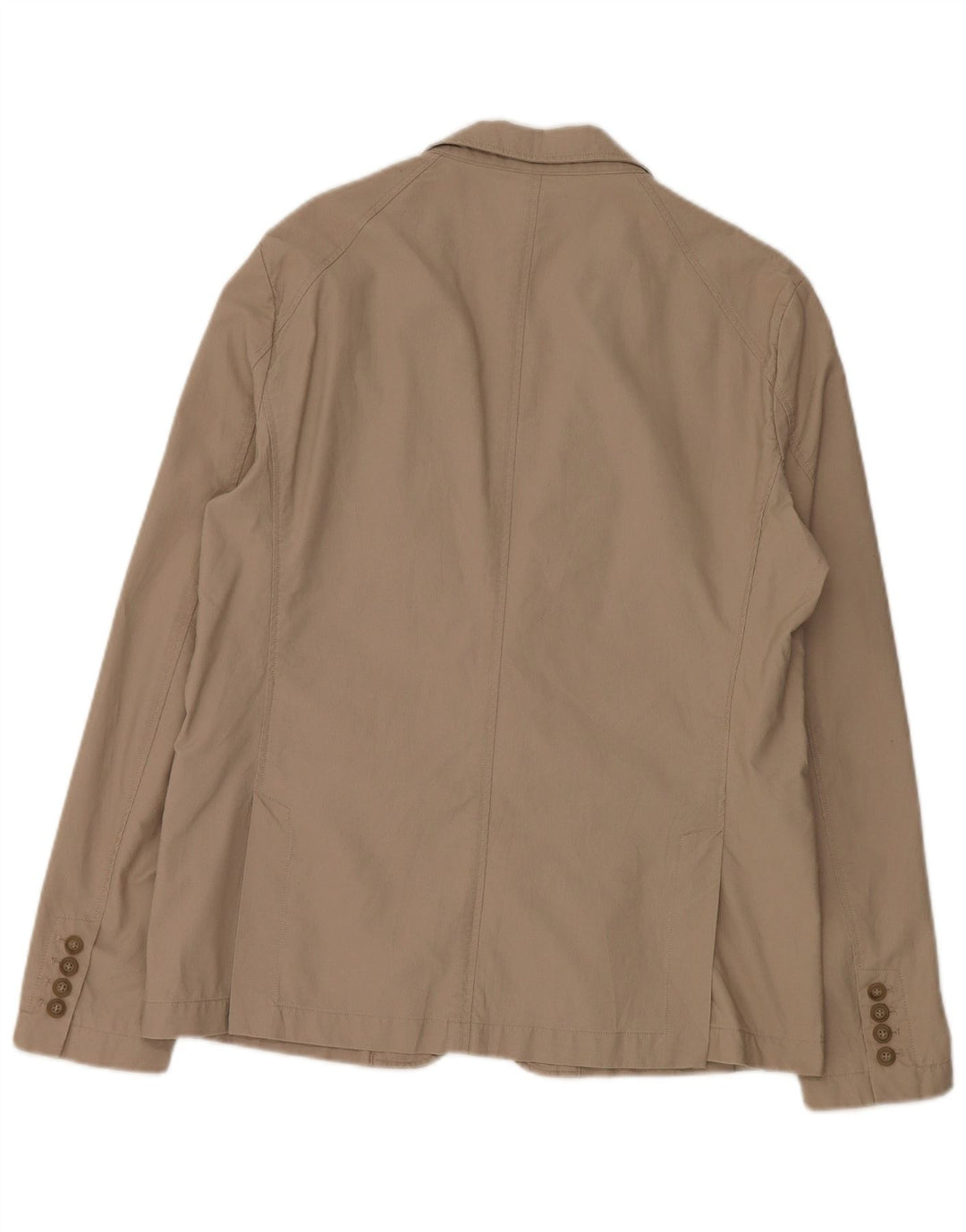 ZARA Ανδρικό σακάκι μπλέιζερ με 2 κουμπιά EU 54 XL Μπεζ βαμβακερό