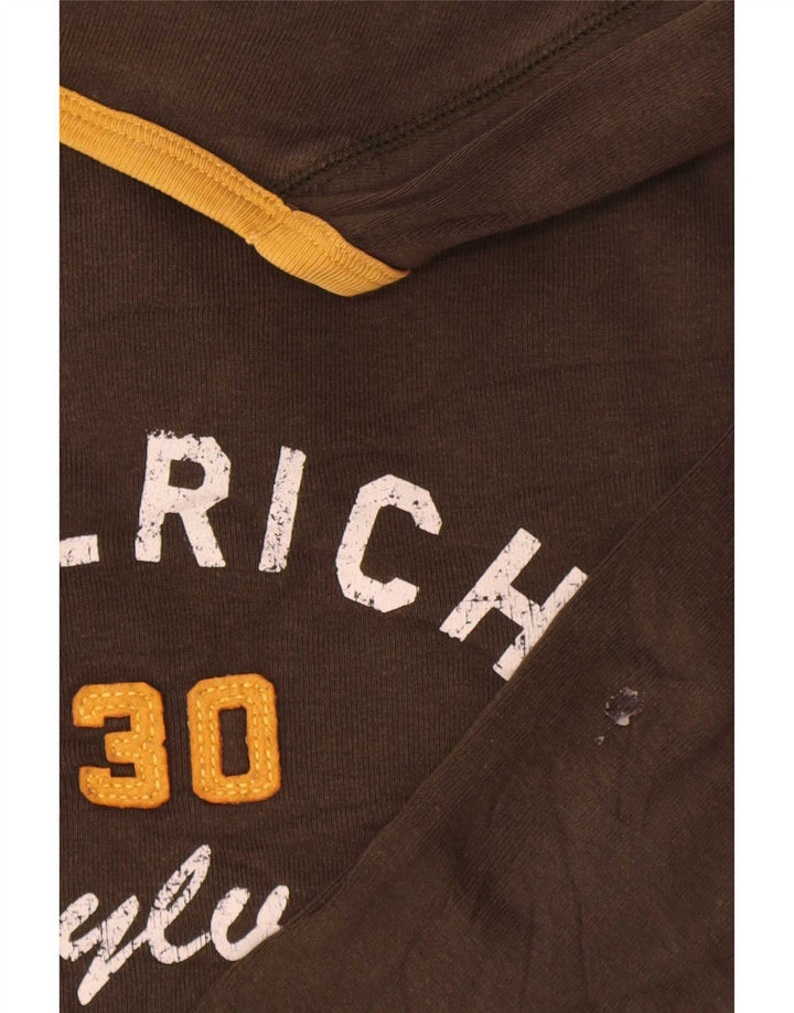 Woolrich Ανδρικό γραφικό τοπ μακρυμάνικο 2XL καφέ βαμβακερό