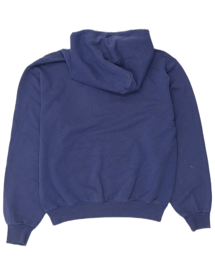 Champion Mens Wheaton Graphic Hoodie Jumper Small Blue