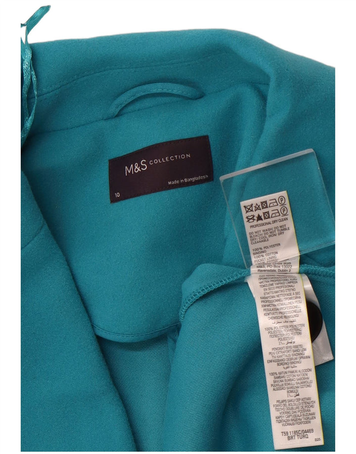 MARKS & SPENCER Γυναικείο Πανωφόρι UK 10 Small Blue Polyester