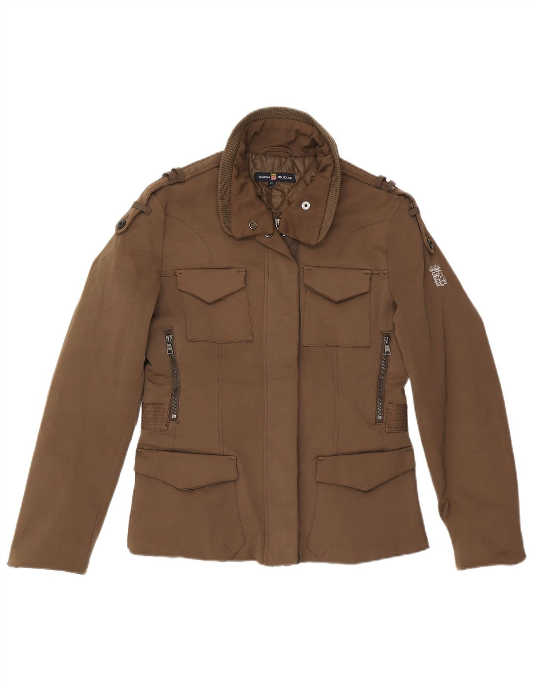 Marina Militare Γυναικείο Στρατιωτικό Μπουφάν UK 18 XL καφέ πολυεστέρας