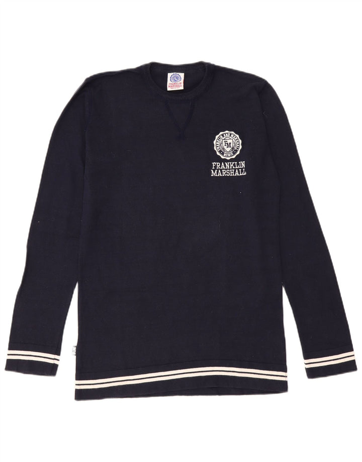 Ανδρικό φούτερ Franklin Marshall Jumper Medium Navy Blue Cotton
