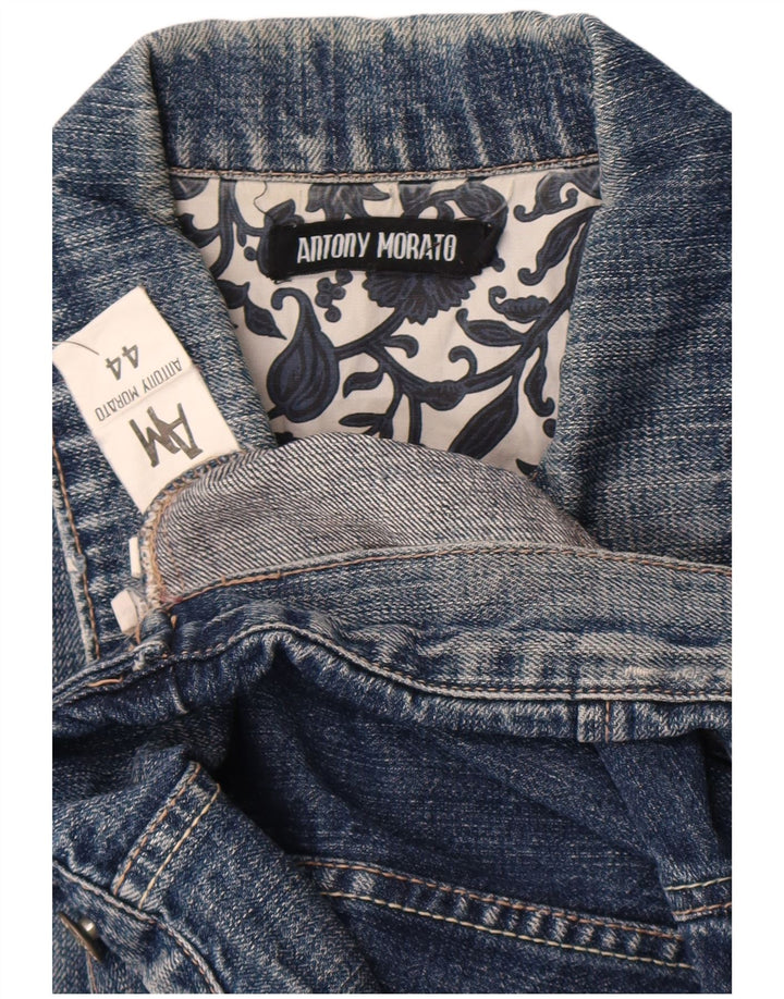 Antony Morato Γυναικείο Τζιν Μπουφάν IT 44 Medium Blue