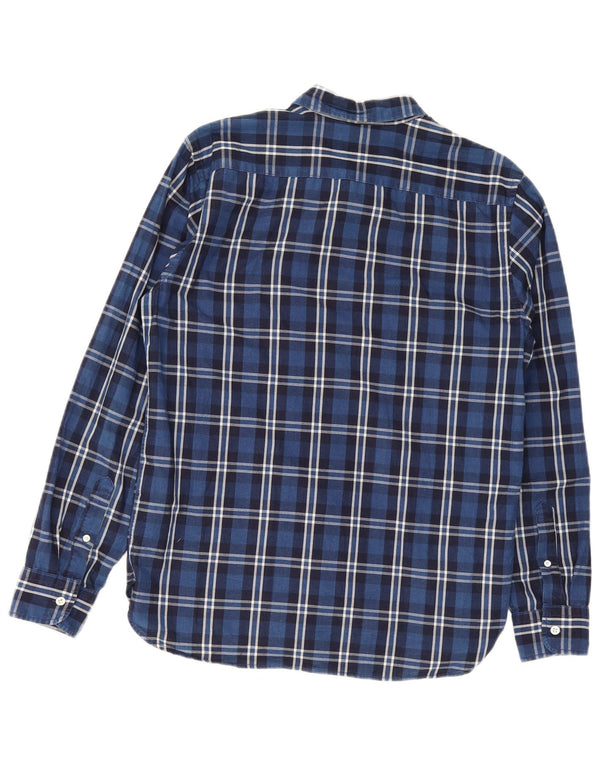 Ανδρικό πουκάμισο Levi's Medium Navy Blue Check Cotton