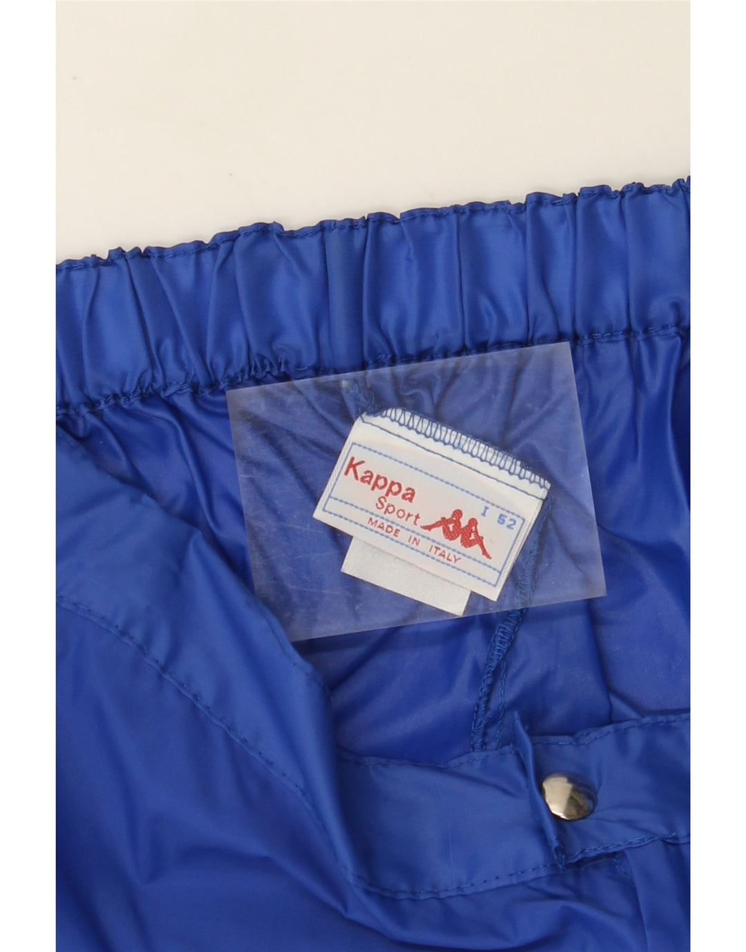 Ανδρικό γραφικό αδιάβροχο παντελόνι KAPPA IT 52 Large Blue Colourblock