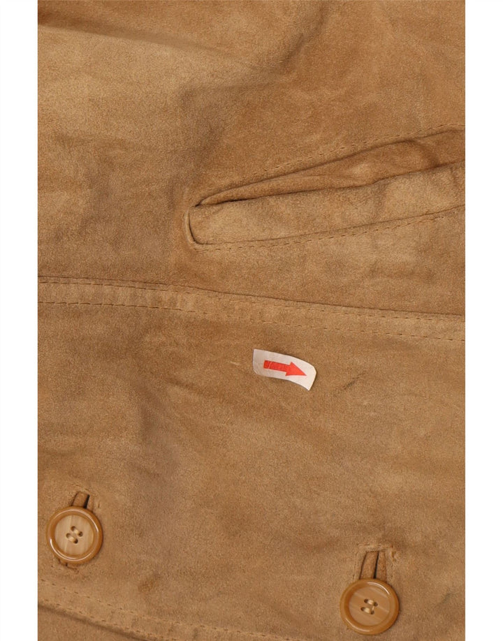 Terranova Ανδρικό Suede Jacket UK 38 Medium Beige