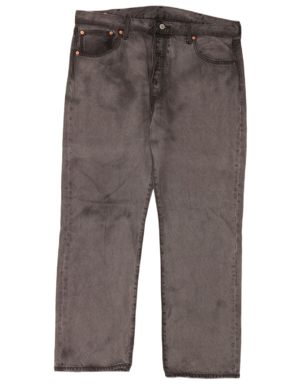 LEVI'S Ανδρικό τζιν 501 ίσιο W38 L30 Γκρι βαμβακερό