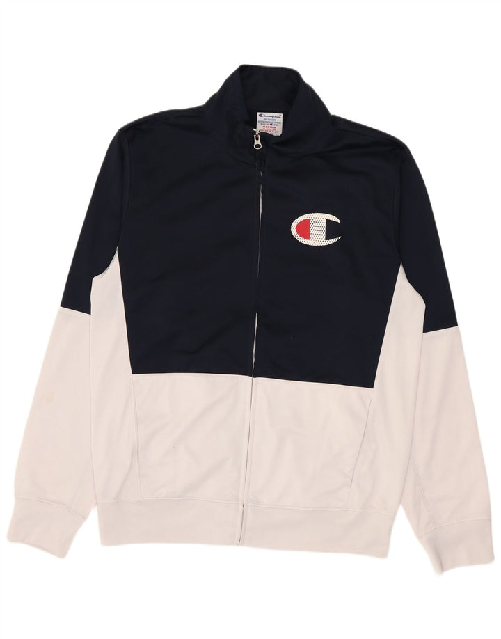 Ανδρική φόρμα Champion Graphic Top Jacket Medium Navy Blue Colourblock