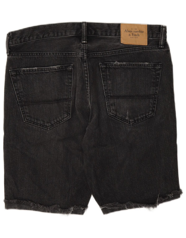 Ανδρικό τζιν σορτς Abercrombie & Fitch W33 Βαμβακερό μεσαίο γκρι