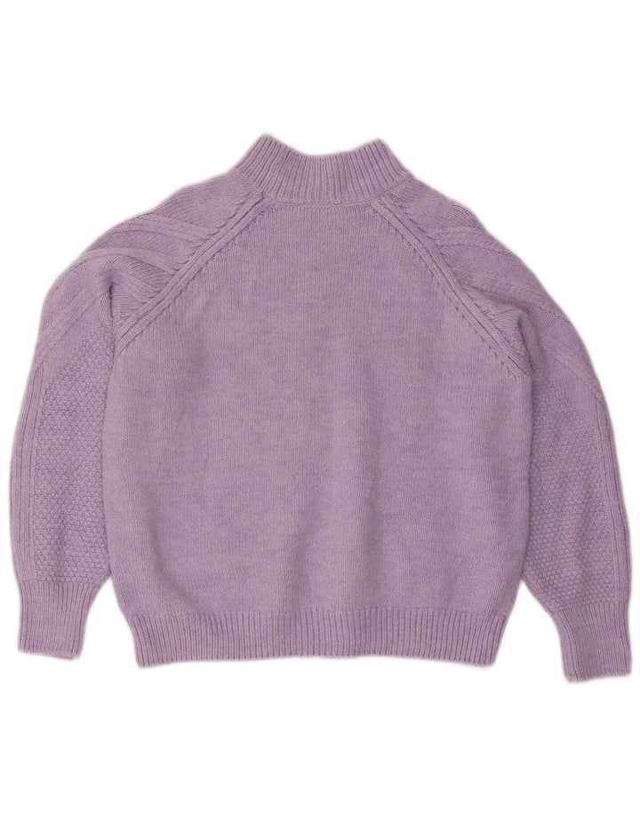 Marks & Spencer Γυναικείο πουλόβερ με λαιμό χελώνα UK 14 Medium Purple