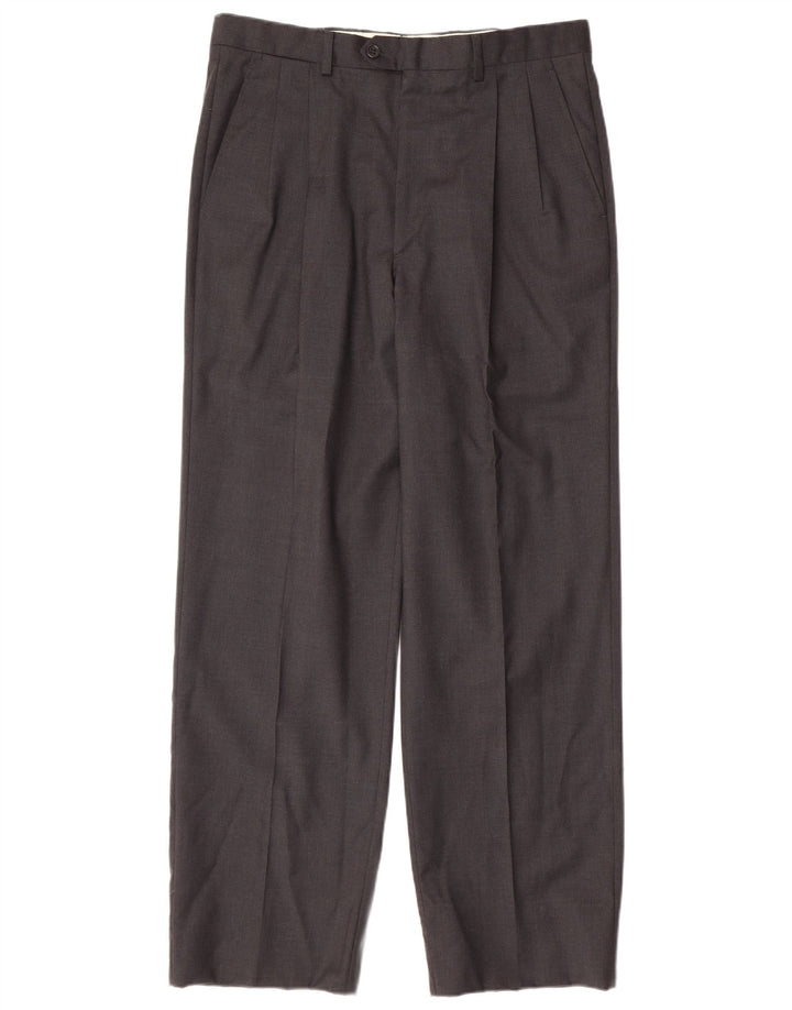 VALENTINO Ανδρική φόρμα 2 τεμαχίων με διπλό στήθος IT 50 Large W34 L30 Γκρι