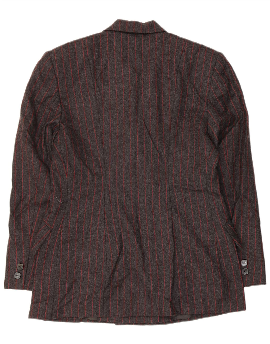 Γυναικείο σετ 2 τεμαχίων Aria διπλό στήθος UK 14 Medium W26 Γκρι ριγέ μαλλί