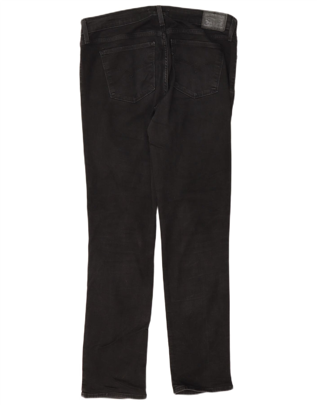 Levi's Womens 712 Slim Jeans W32 L32 Μαύρο βαμβακερό